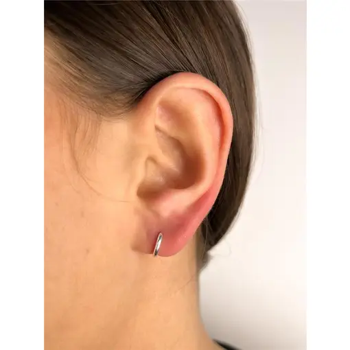 ARGOLA LISA 1MM | BANHO DE PRATA