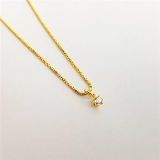 COLAR INFANTIL VENEZIANA PG PONTO DE LUZ | BANHADO EM OURO 18K