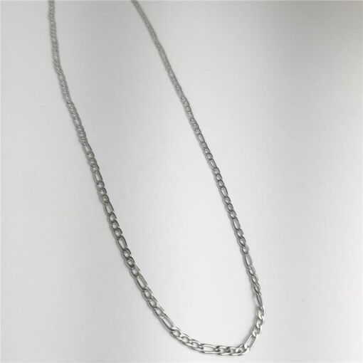 COLAR ELO FÍGARO 1ELO GX3ELO P AÇO INOXIDÁVEL |60CM|