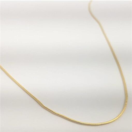 COLAR RABO DE RATO | 60CM | BANHADO EM OURO 18K