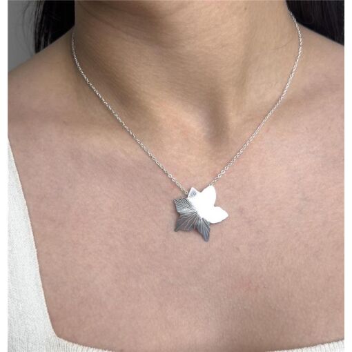 COLAR ELO BAILARINA PG FLOR CHAPA LISA TEXTURIZADA EM LINHAS | B