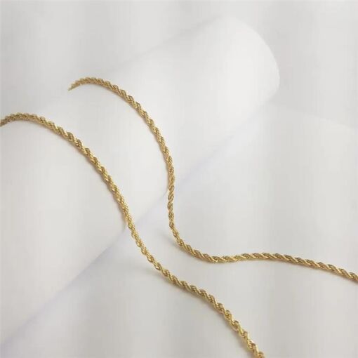 COLAR ALONGADO 60CM CORDAO BAIANO 2MM