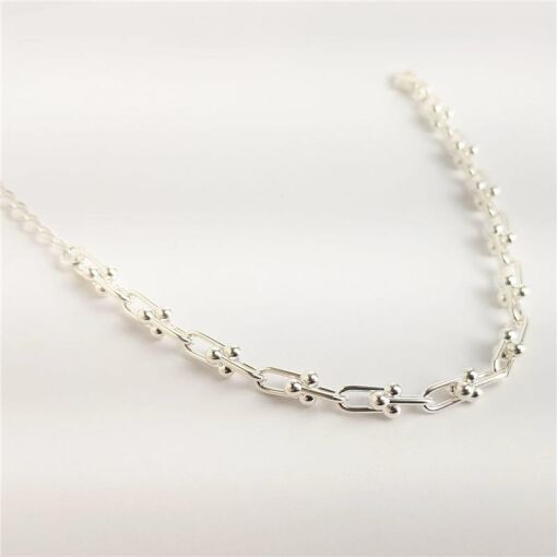 PULSEIRA ELOS EM `U` INSPIRAÇÃO ALTA JOALHERIA | BANHO DE PRATA