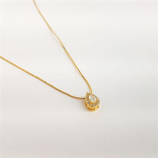 COLAR VENEZIANA PG PASSADOR GOTA CRISTAL REDOR CRAVEJADO | BANHA