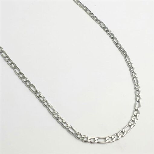 COLAR ELO FÍGARO 1ELO GX3ELO P AÇO INOXIDÁVEL | 70CM |