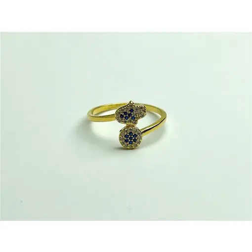 ANEL SEMI ABERTO CHUVEIRINHO MÃO FATIMA ECOMM | BANHADO EM OURO