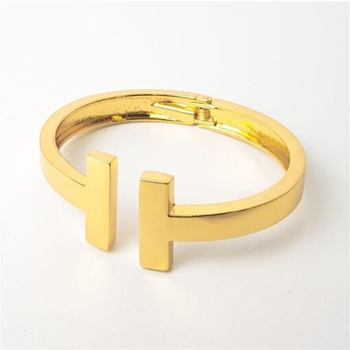 BRACELETE ARO LISO INSPIRAÇÃO TIFFANY PONTA EM ´´T´´ | SEM GARAN