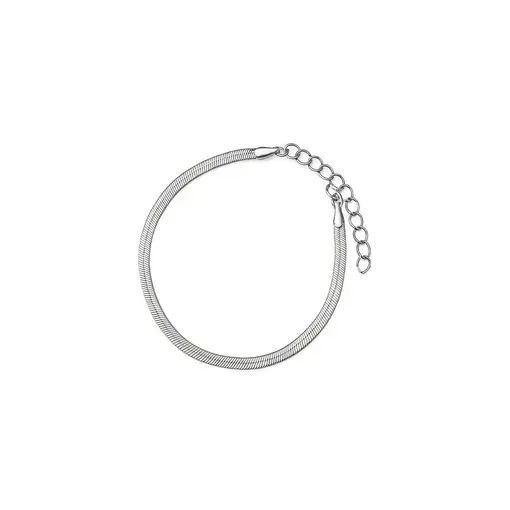 PULSEIRA FITA 3MM | BANHO DE RÓDIO