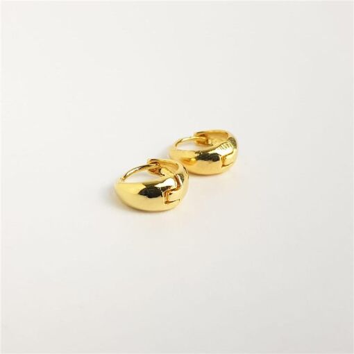 ARGOLA  AFUNILADA LISA |BANHADO EM OURO 18K