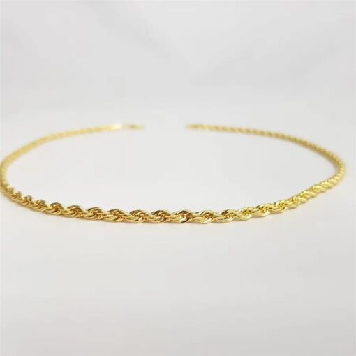 COLAR CORDAO BAIANO | 40CM| BANHADO EM OURO 18K