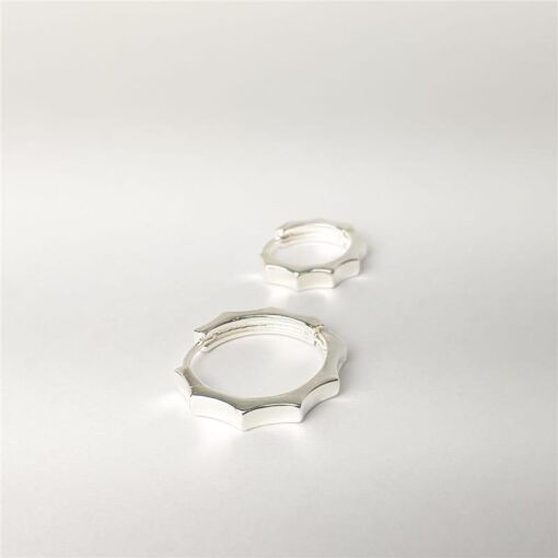 TRIO ARGOLAS ONDULADA/LISA 3MM | BANHO DE PRATA