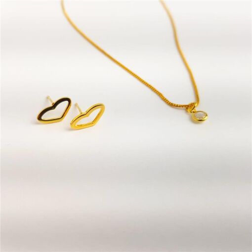 CONJUNTO -COLAR VENEZIANA 40+5CM PG PONTO DE LUZ CRAVEJAÇÃO INGL