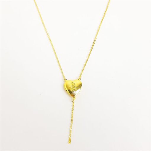COLAR ELO BAILARINA PINGENTE RELICÁRIO CORAÇÃO ELO PENDENTE |50C