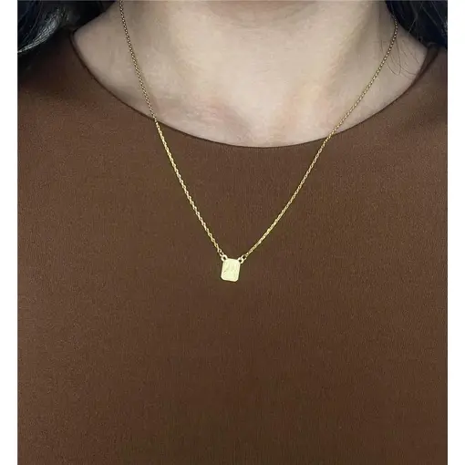 ESCAPULÁRIO INFANTIL ELO CADEADO PG PLACA SAGRADO CORAÇÃO DE JES