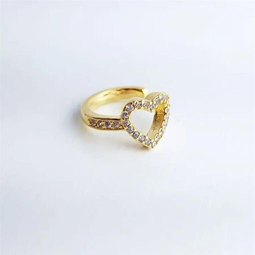PIERCING FAKE CORACAO  CRAV|BANHADO EM OURO 18K