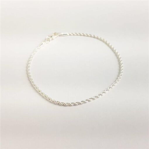 PULSEIRA CORDÃO BAIANO FINO | BANHO DE PRATA
