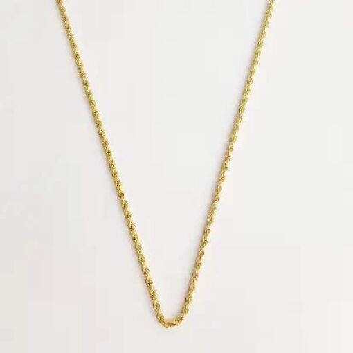 COLAR 45+5CM CORDAO BAIANO 3MM