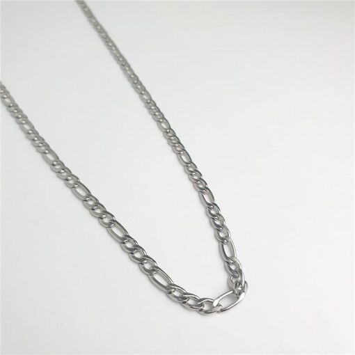 COLAR ELO FÍGARO 1ELO GX3ELO P AÇO INOXIDÁVEL | 60CM |