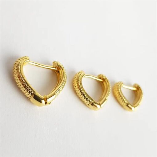 TRIO 1,6X1,3X1,2CM ARGOLAS TRIANGULAR FALSA ZIRC