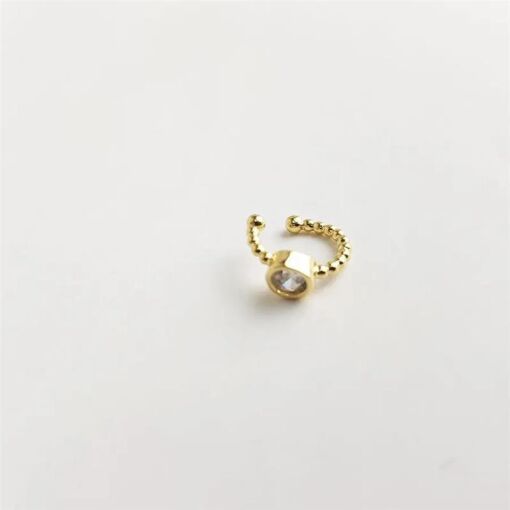 PIERCING FAKE  BOLINHAS C/ ZIRCONIA|BANHADO EM OURO 18K