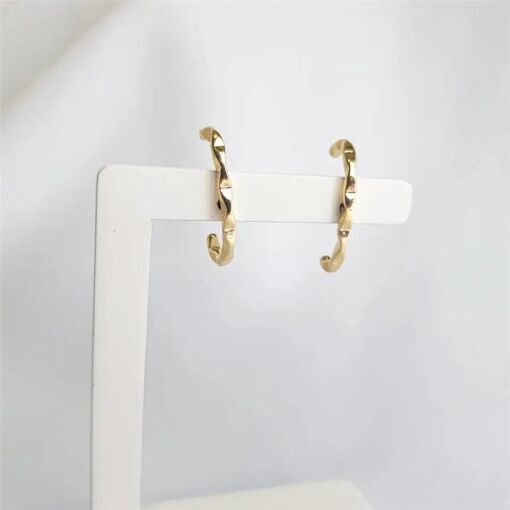 BRINCO EAR HOOK ONDULADO