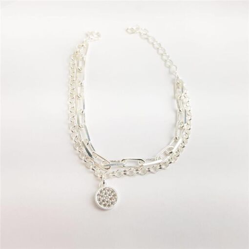 PULSEIRA DUPLA ELO PORTUGUÊS/ CORRENTARIA PG CENTRO REDONDO CRAV