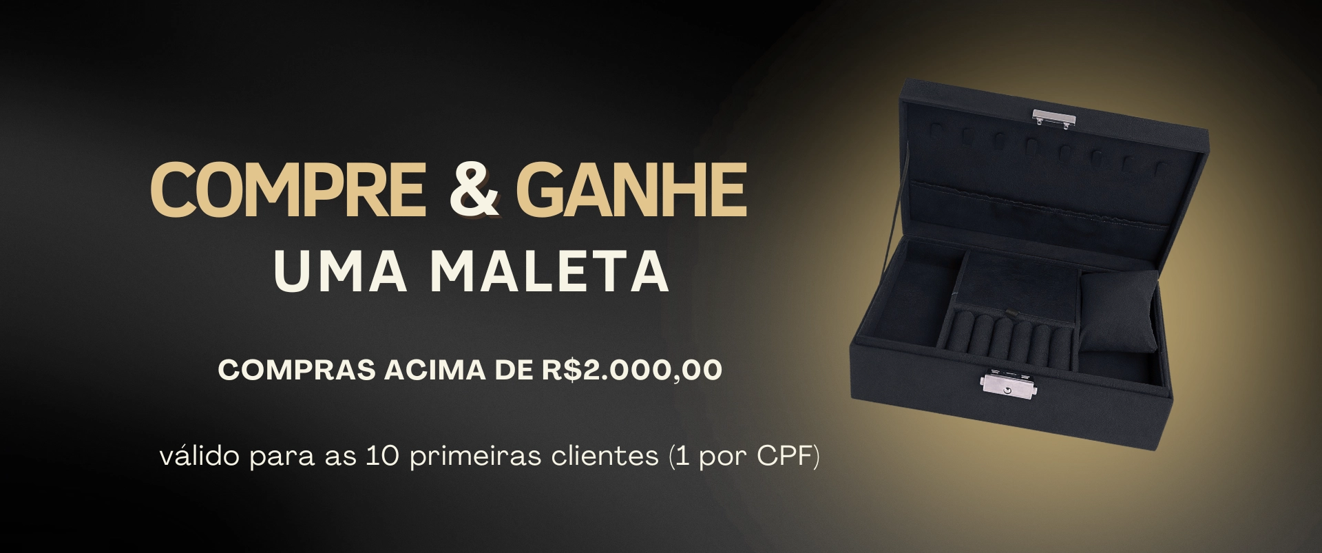 COMPRAS ACIMA DE R$2.000 GANHAM UMA MALETA