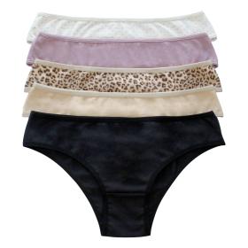 Kit de Calcinha em Cotton - 3 Calcinhas