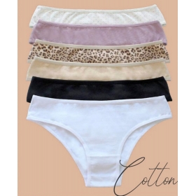 Kit de Calcinha em Cotton - 3 Calcinhas