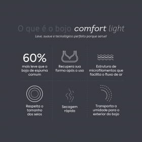 SUTIÃ BOJO LISO COMFORT LIGHT - IDA