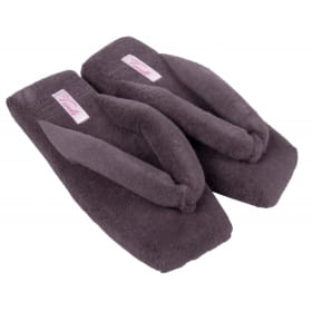 Chinelo de dedos atoalhado