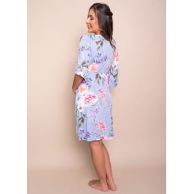 CAMISOLA GESTANTE FLORAL EM VISCOLYCRA