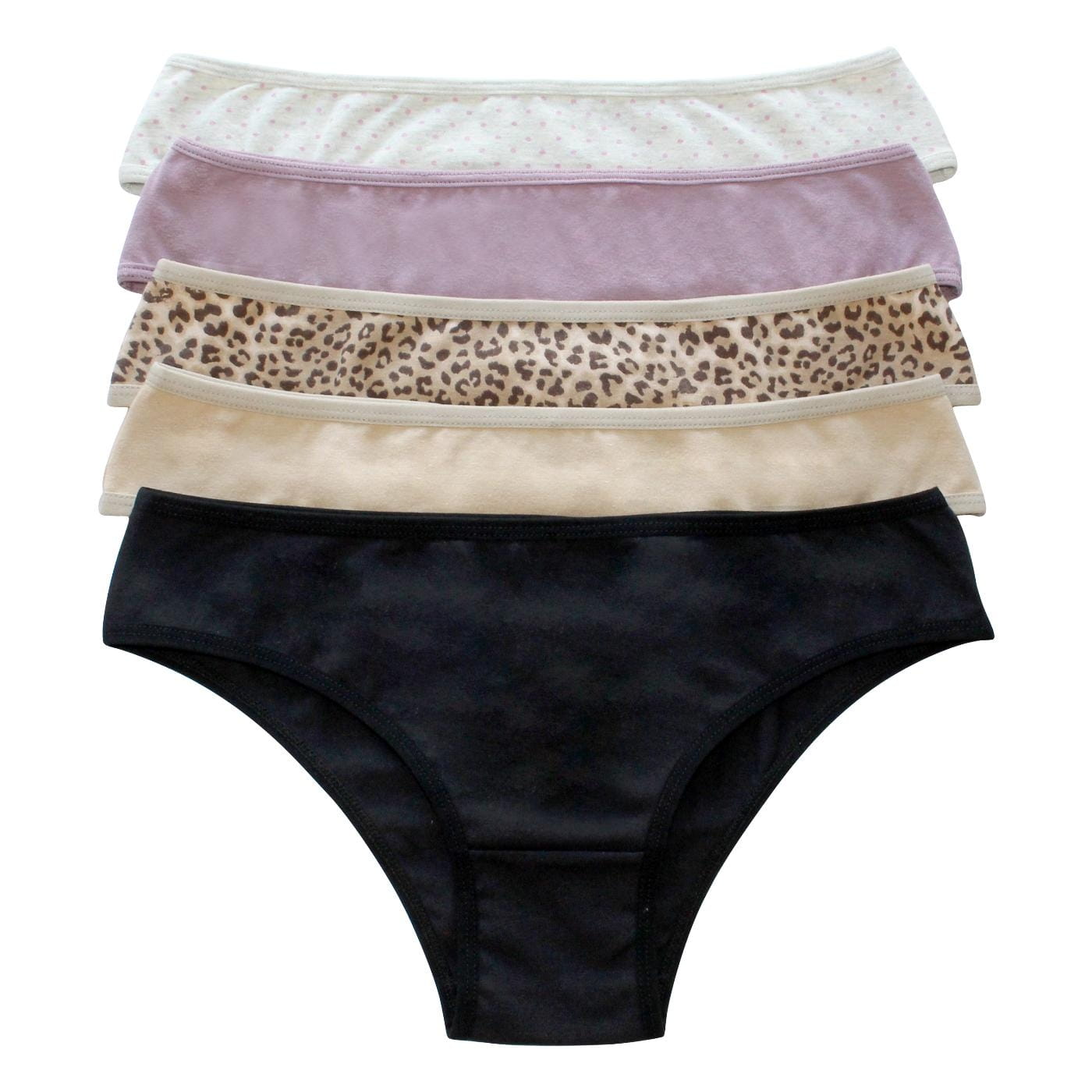 Kit de Calcinha em Cotton - 3 Calcinhas