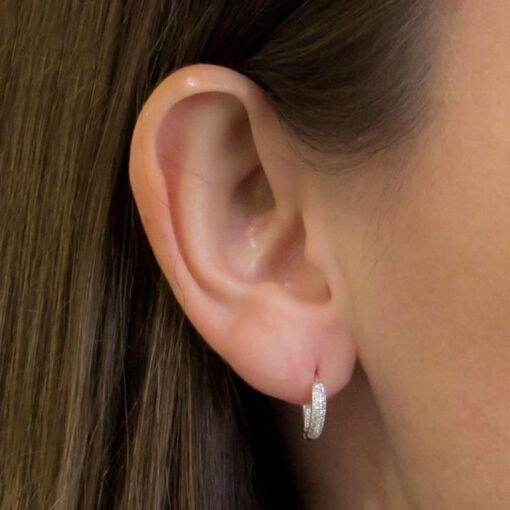 BRINCO CLICK PRATA 92,5 TRIO, TAM M, 2  FILEIRAS DE PEDRAS