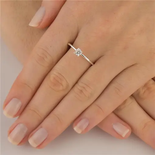 ANEL PRATA 92,5 SOLITÁRIO - 4.00MM