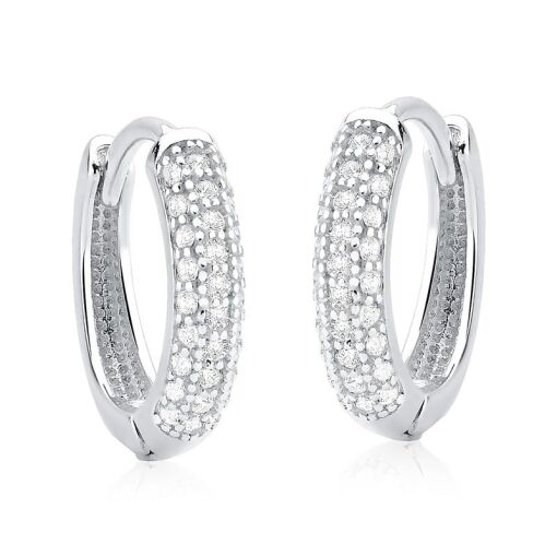 BRINCO CLICK PRATA 92,5 TRIO, TAM G, 3  FILEIRAS DE PEDRAS