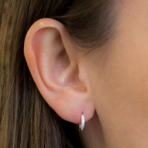 BRINCO CLICK PRATA 92,5 TRIO, TAM P, 1  FILEIRA DE PEDRAS