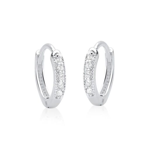 BRINCO CLICK PRATA 92,5 TRIO, TAM P, 1  FILEIRA DE PEDRAS