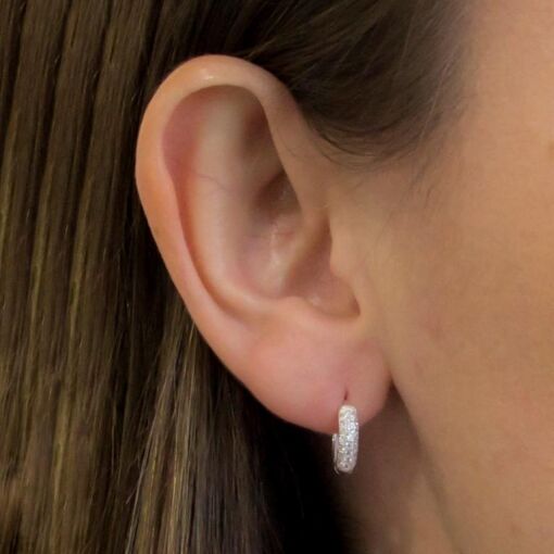 BRINCO CLICK PRATA 92,5 TRIO, TAM M, 3  FILEIRAS DE PEDRAS