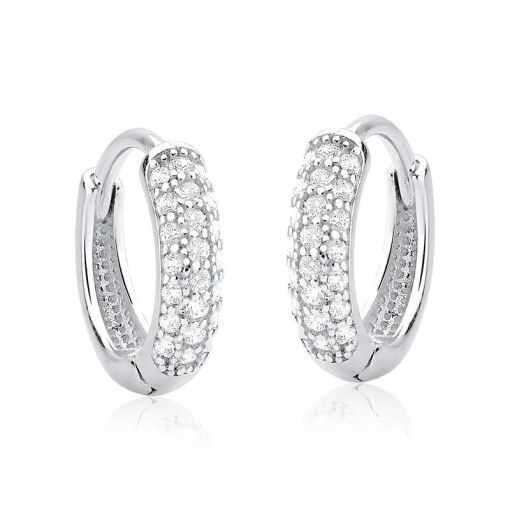 BRINCO CLICK PRATA 92,5 TRIO, TAM M, 3  FILEIRAS DE PEDRAS