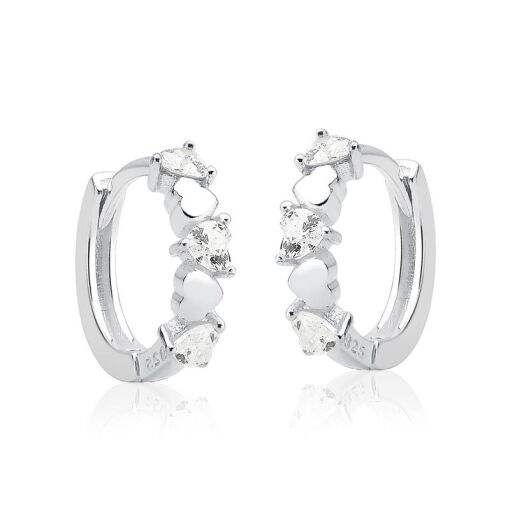 BRINCO CLICK PRATA 92,5 CORAÇÕES