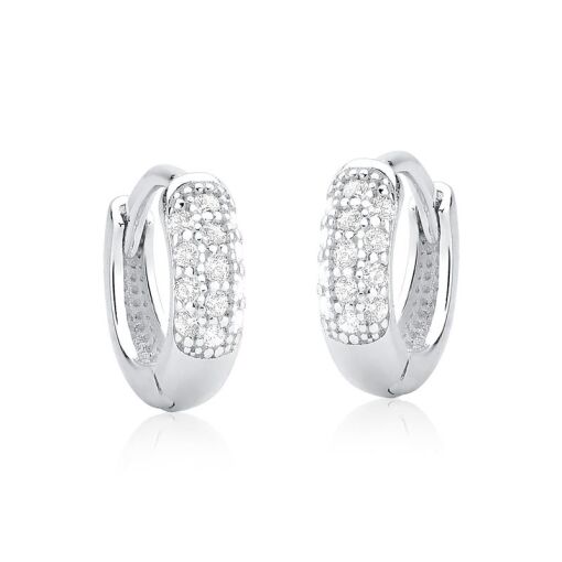 BRINCO CLICK PRATA 92,5 TRIO, TAM P, 3  FILEIRAS DE PEDRAS