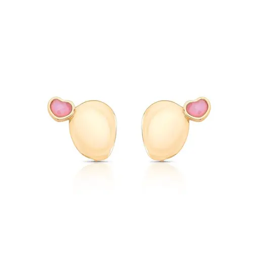 BRINCO BANHADO OURO 18K - IT'S ROSA CLARO