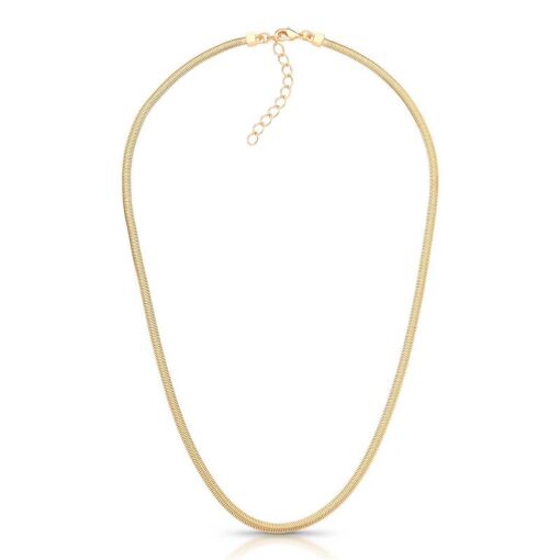 CORRENTE 40CM + 5CM EXT - METAL DOURADO