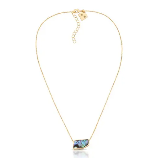 COLAR BANHADO OURO 18K -  ABALONE