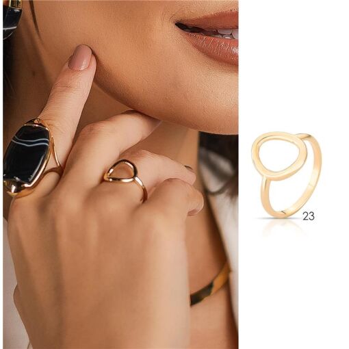 ANEL - BANHADO OURO - METAL