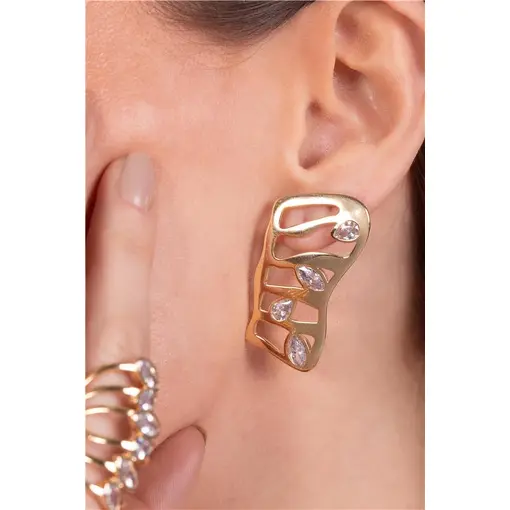 BRINCO - FOLHEADO OURO - METAL