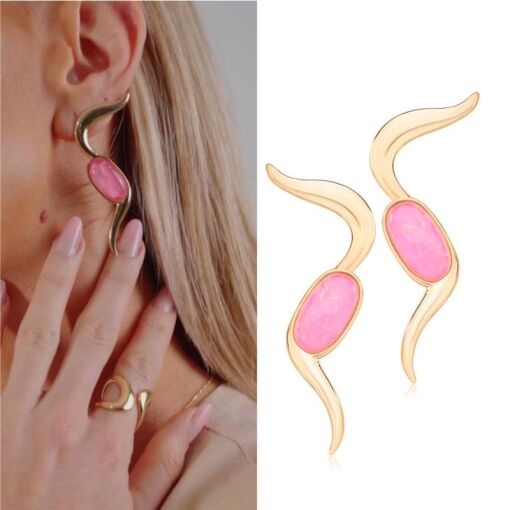 BRINCO-BANHADO OURO- QUARTZO ROSA CASSIS