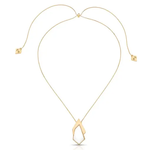 COLAR BANHADO OURO 18K -  MADRE PÉROLA