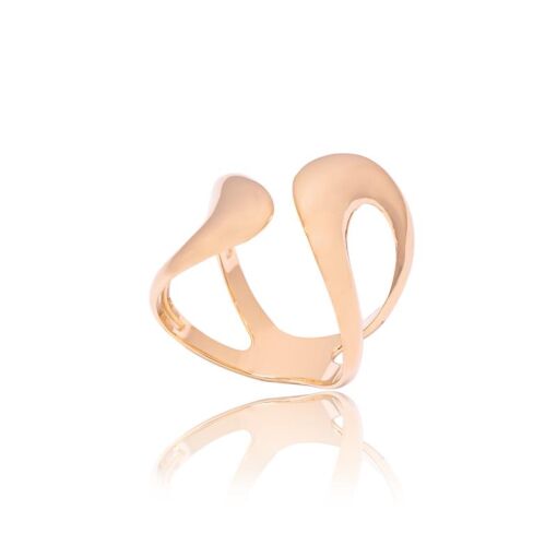 ANEL-BANHADO OURO- METAL